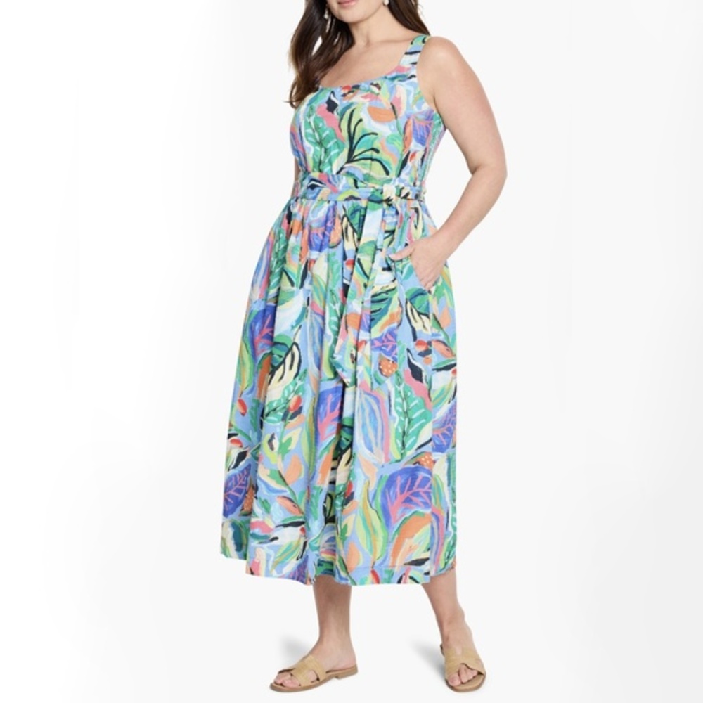 NIC + ZOE - Sophie‎ Island Beat Cotton Midi Sundress